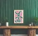 Blush Bloom – Abstract Floral Art Print